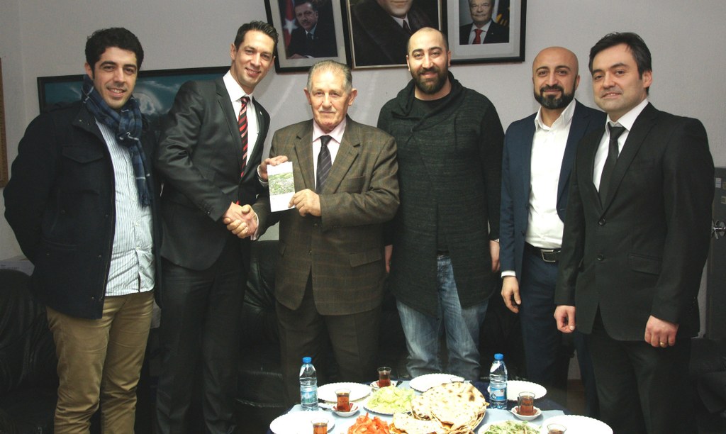 Im Bild von links: Hakan Temel, Dr. Nicolas Krämer, Mustafa Ünlü, Taner Sahin, Dr. Ali Avci und Erkan Elieyioglu