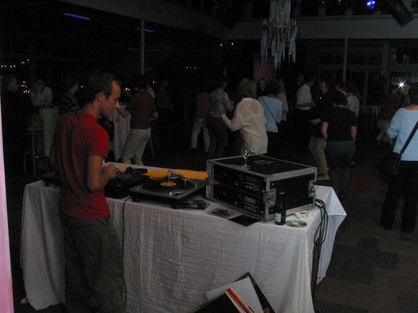 Ein DJ sorgte für die musikalische Untermalung des Abends