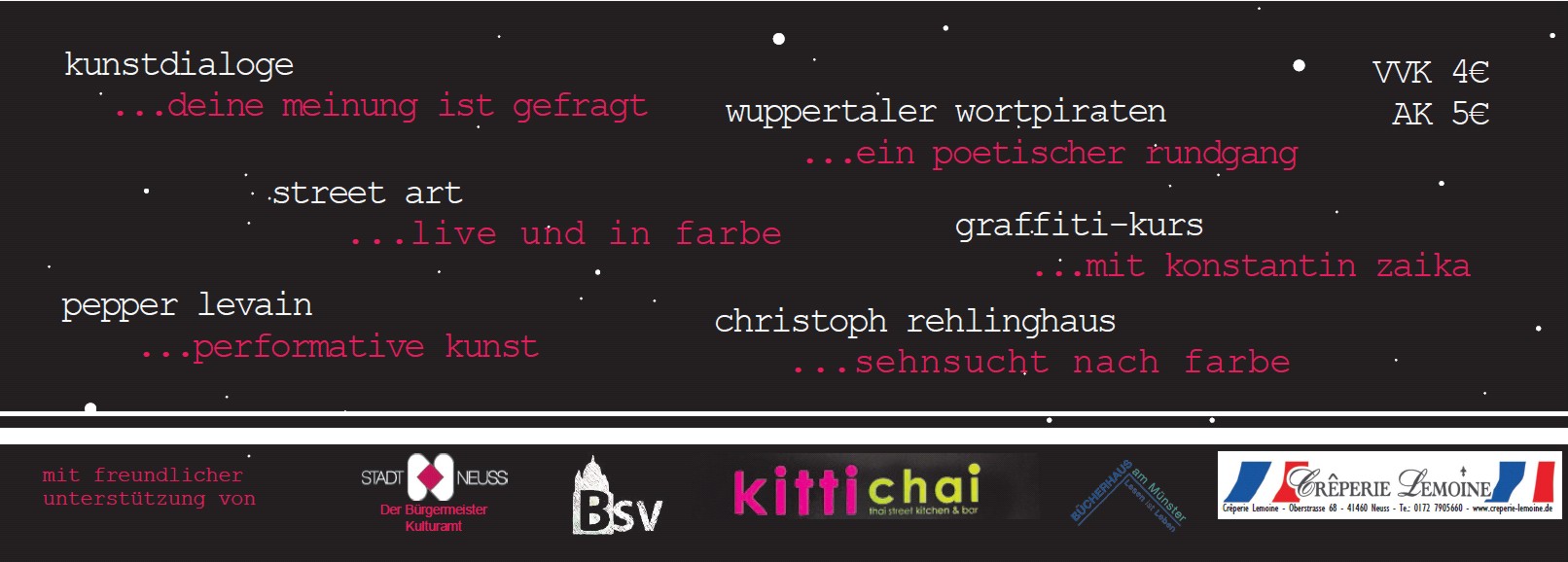 kunst gehört die nacht