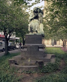 Thronende Madonna, Marienkirchplatz, J. Hammerschmidt, 1906