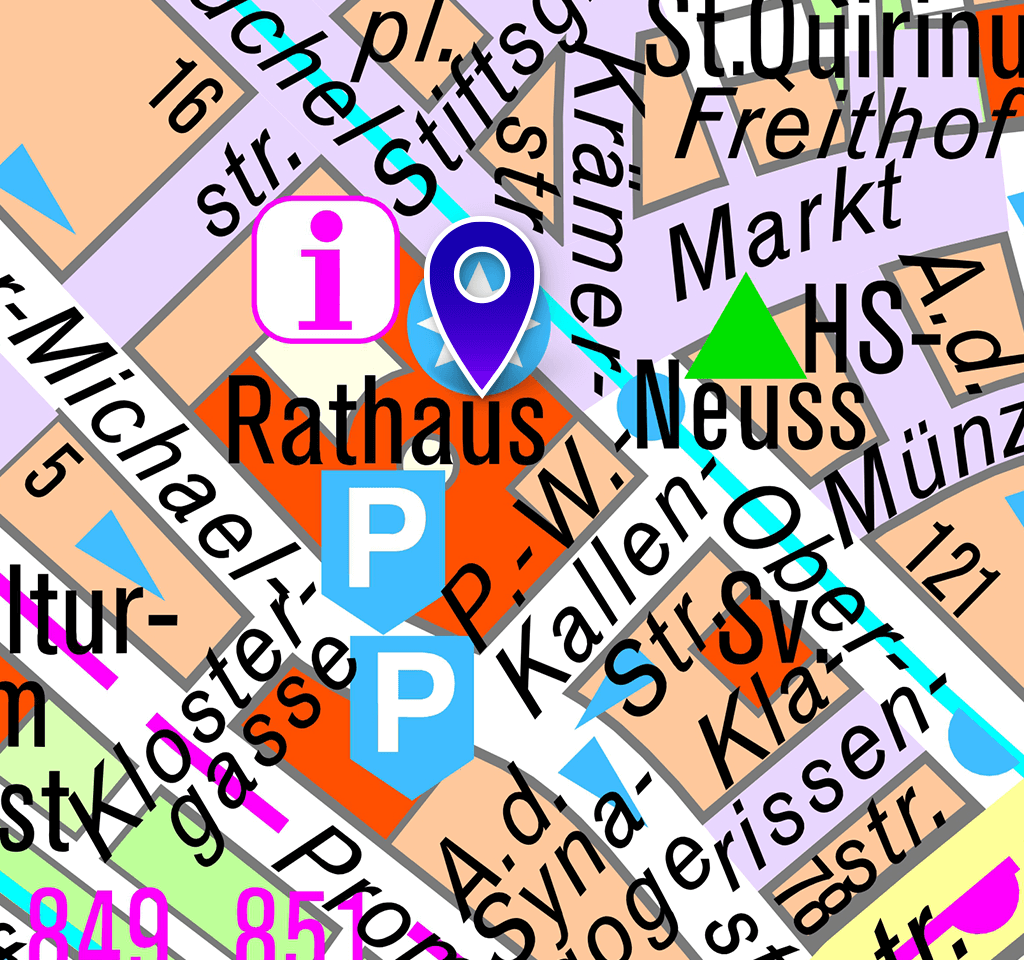 Rathaus: Lageplan 2018