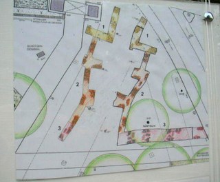 Plan des Stadtmauerverlaufs am Hamtor