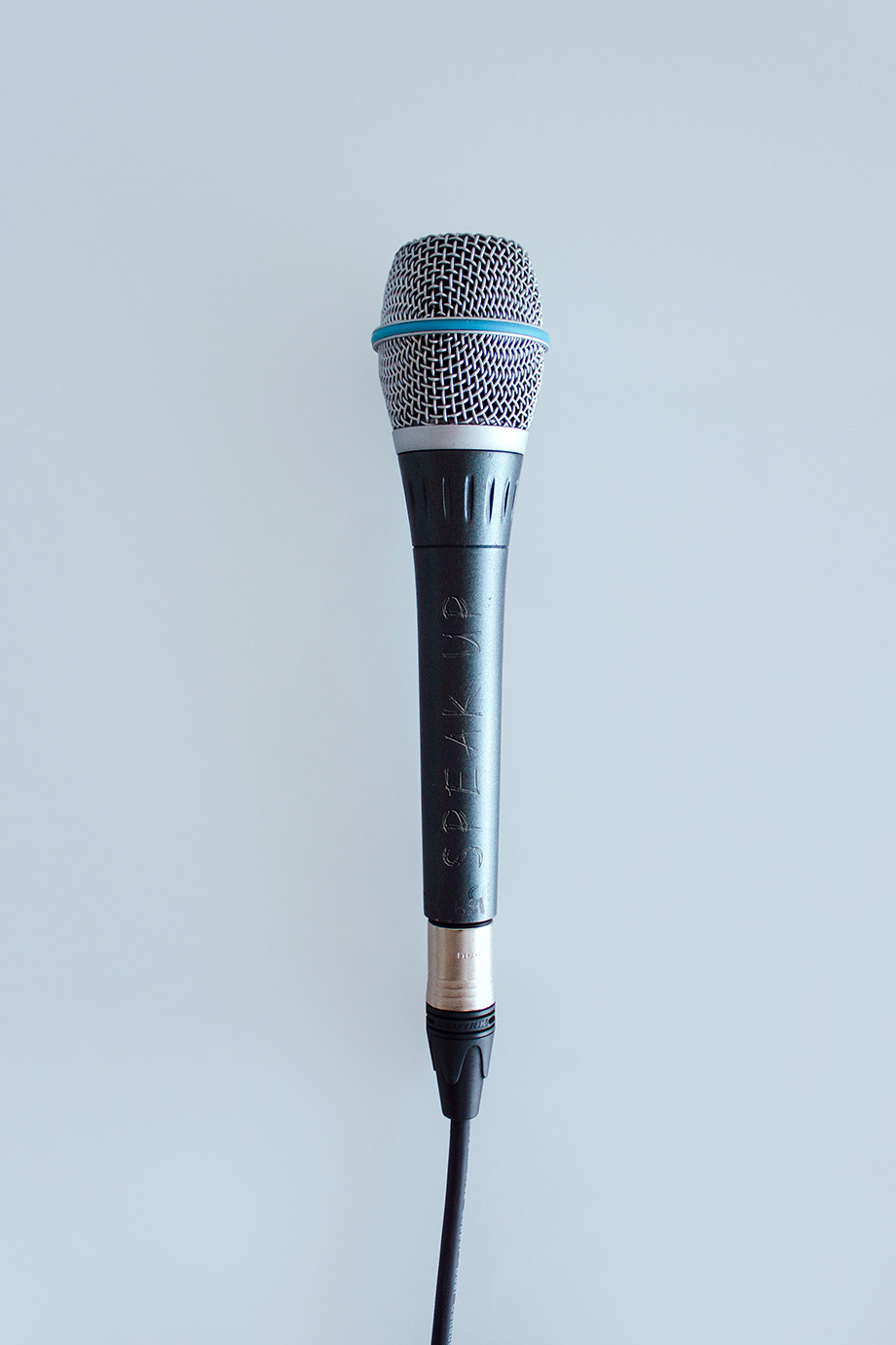 Gesang, Mikrofon (Hochformat)