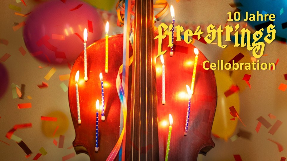 Cellobration – Jubiläumskonzert mit fire4strings