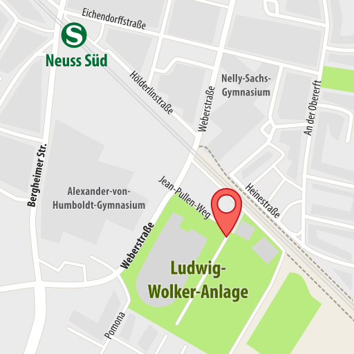 Karte: Ludwig-Wolker-Anlage ,Laufen