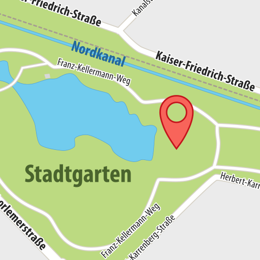 Karte: Stadtgarten, Gesundheitssport & Yoga