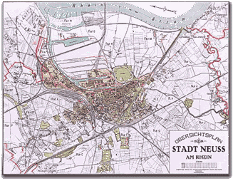 Neusser Stadtplan 1925 – „Schweitzer Plan“