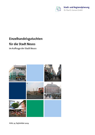 Einzelhandelsgutachten für die Stadt Neuss: Deckblatt